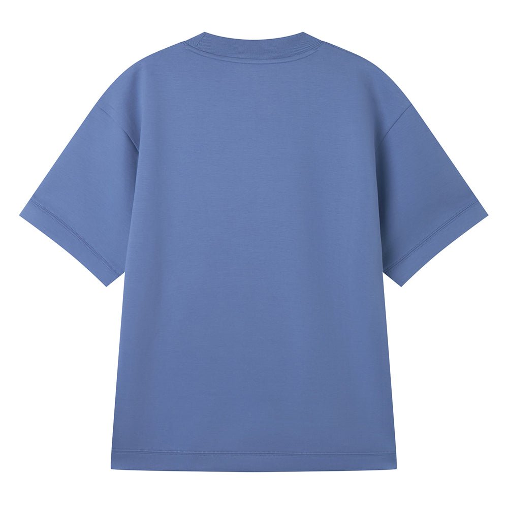 Giordano Men’s Relaxed Interlock Crew Neck Tee with Embroidery - first_variant_option_2 Premium Tee for Giordano