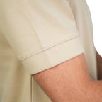 Giordano Men’s Relaxed Interlock Crew Neck Tee with Embroidery - Premium Tee