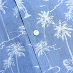 Giordano Men's Relaxed Linen Cotton Printed Shirt - first_variant_option_2 Premium Shirt for Giordano
