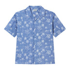 Giordano Men's Relaxed Linen Cotton Printed Shirt - first_variant_option_2 Premium Shirt for Giordano