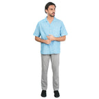 Giordano Men’s Relaxed Linen Cotton Short Sleeve Button Shirt - first_variant_option_2 Premium Shirt for Giordano