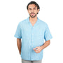 Giordano Men’s Relaxed Linen Cotton Short Sleeve Button Shirt - first_variant_option_2 Premium Shirt for Giordano