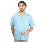 Giordano Men’s Relaxed Linen Cotton Short Sleeve Button Shirt - first_variant_option_2 Premium Shirt for Giordano