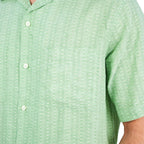 Giordano Men’s Relaxed Linen Cotton Short Sleeve Button Shirt - first_variant_option_2 Premium Shirt for Giordano
