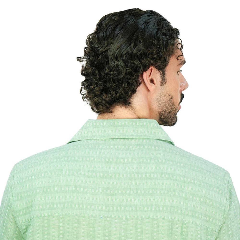 Giordano Men’s Relaxed Linen Cotton Short Sleeve Button Shirt - first_variant_option_2 Premium Shirt for Giordano