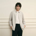 Giordano Men’s Relaxed Seersucker Long Sleeve Button Shirt - first_variant_option_2 Premium Shirt for Giordano