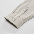 Giordano Men’s Relaxed Seersucker Long Sleeve Button Shirt - first_variant_option_2 Premium Shirt for Giordano