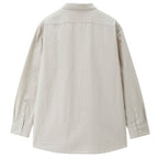 Giordano Men’s Relaxed Seersucker Long Sleeve Button Shirt - first_variant_option_2 Premium Shirt for Giordano