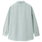 Giordano Men’s Relaxed Seersucker Long Sleeve Button Shirt - first_variant_option_2 Premium Shirt for Giordano