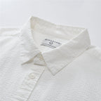 Giordano Men’s Relaxed Seersucker Long Sleeve Button Shirt - first_variant_option_2 Premium Shirt for Giordano