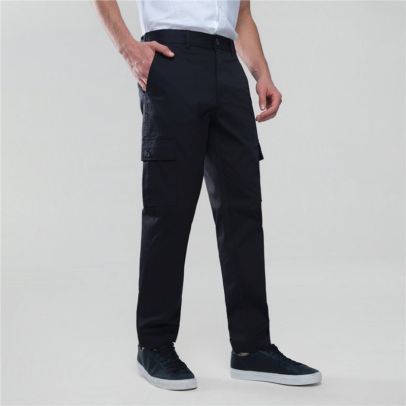 Giordano Men’s Relaxed Stretch Twill Cargo Khakis - first_variant_option_2 Premium Pants for Giordano
