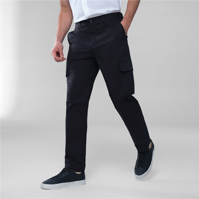 Giordano Men’s Relaxed Stretch Twill Cargo Khakis - first_variant_option_2 Premium Pants for Giordano