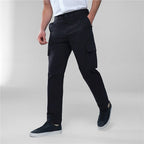 Giordano Men’s Relaxed Stretch Twill Cargo Khakis - first_variant_option_2 Premium Pants for Giordano