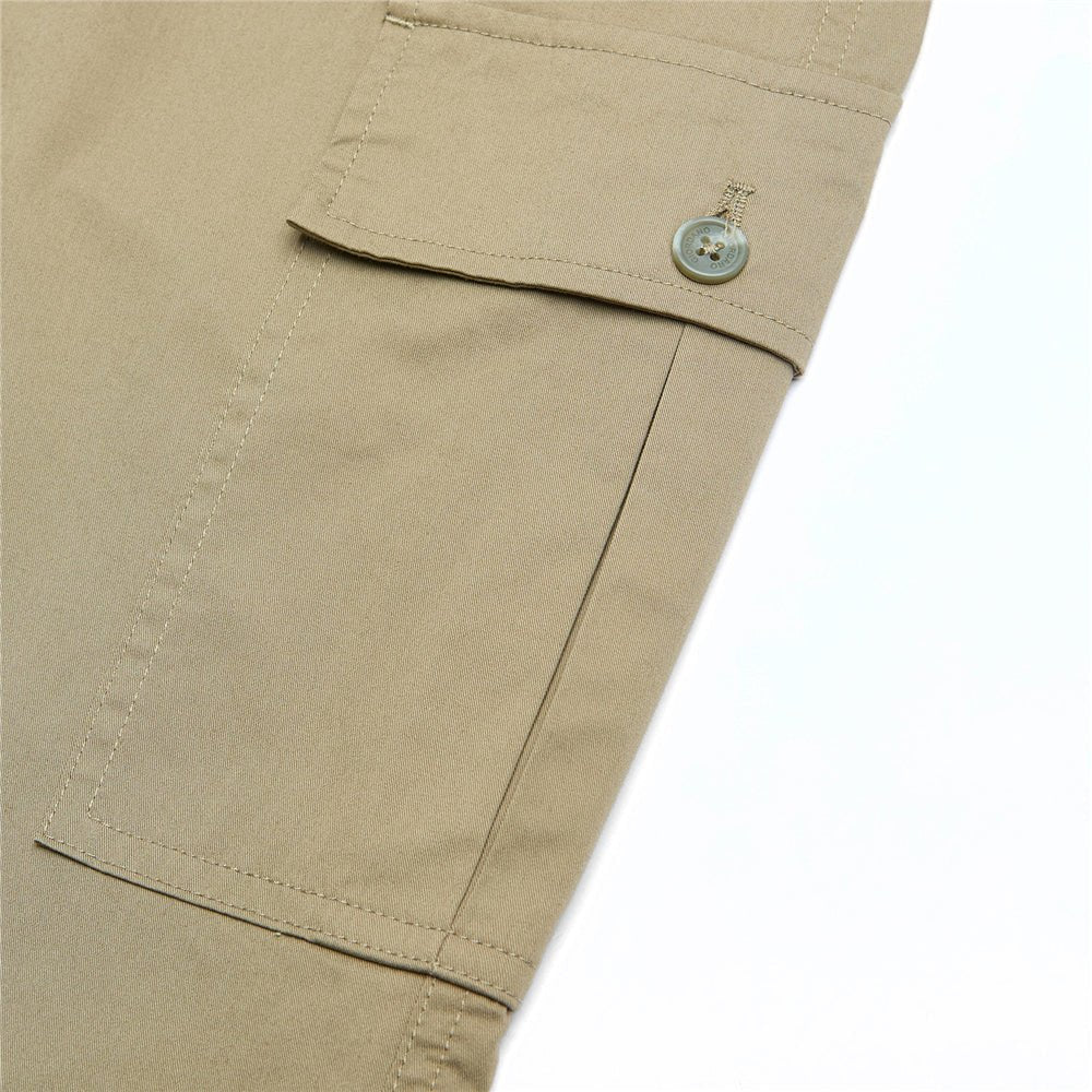 Giordano Men’s Relaxed Stretch Twill Cargo Khakis - first_variant_option_2 Premium Pants for Giordano
