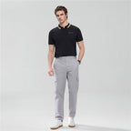 Giordano Men’s Relaxed Stretch Twill Cargo Khakis - first_variant_option_2 Premium Pants for Giordano