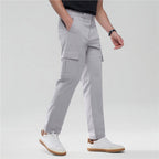 Giordano Men’s Relaxed Stretch Twill Cargo Khakis - first_variant_option_2 Premium Pants for Giordano