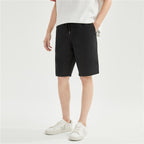 Giordano Men’s Relaxed Twill Mid - Rise Shorts with Elastic Waist - first_variant_option_2 Premium Shorts for Giordano
