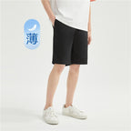 Giordano Men’s Relaxed Twill Mid - Rise Shorts with Elastic Waist - first_variant_option_2 Premium Shorts for Giordano
