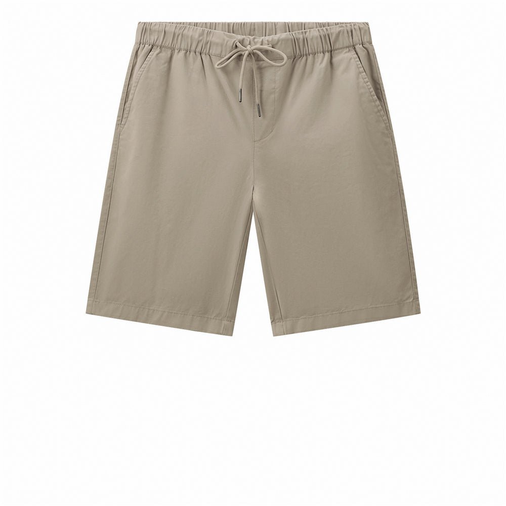 Giordano Men’s Relaxed Twill Mid - Rise Shorts with Elastic Waist - first_variant_option_2 Premium Shorts for Giordano