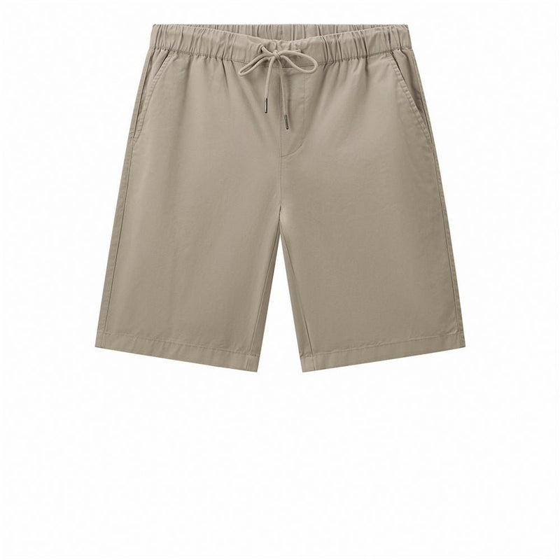 Giordano Men’s Relaxed Twill Mid - Rise Shorts with Elastic Waist - first_variant_option_2 Premium Shorts for Giordano