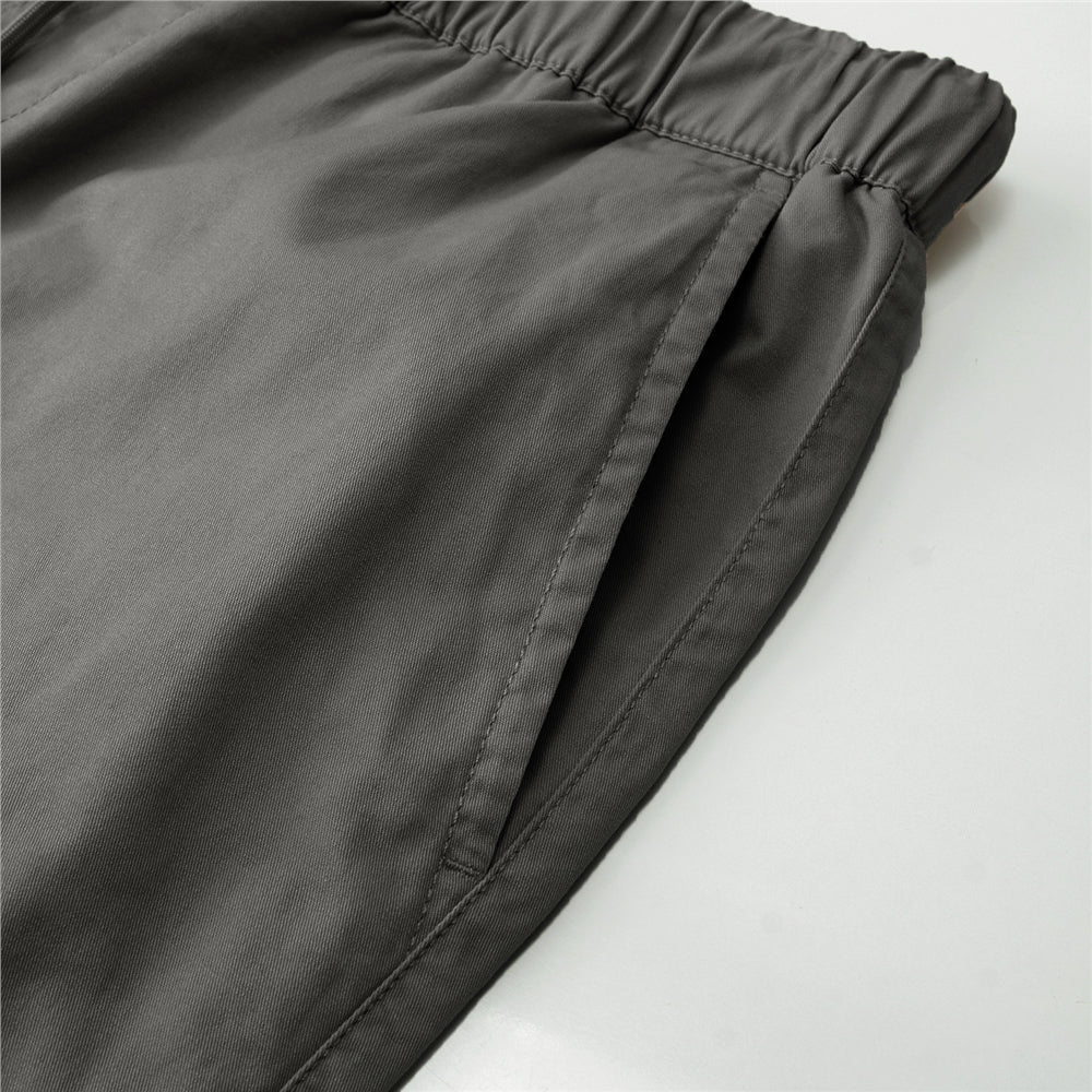 Giordano Men’s Relaxed Twill Mid - Rise Shorts with Elastic Waist - first_variant_option_2 Premium Shorts for Giordano