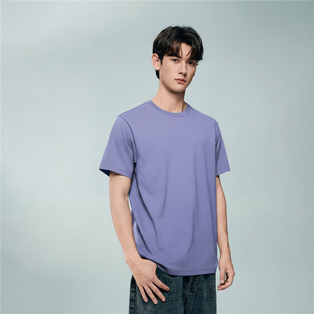 Giordano Men’s Relaxed Waffle Crew Neck Short Sleeve Tee - first_variant_option_2 Premium Tee for Giordano