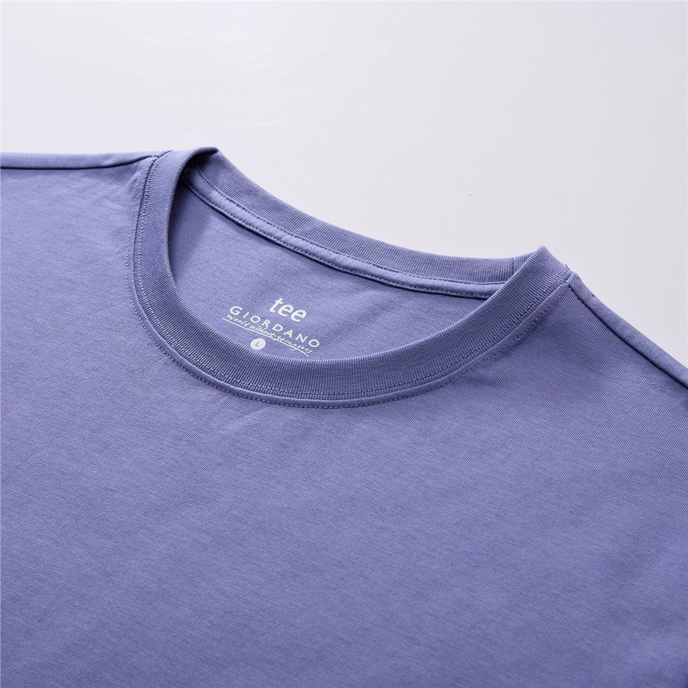 Giordano Men’s Relaxed Waffle Crew Neck Short Sleeve Tee - first_variant_option_2 Premium Tee for Giordano