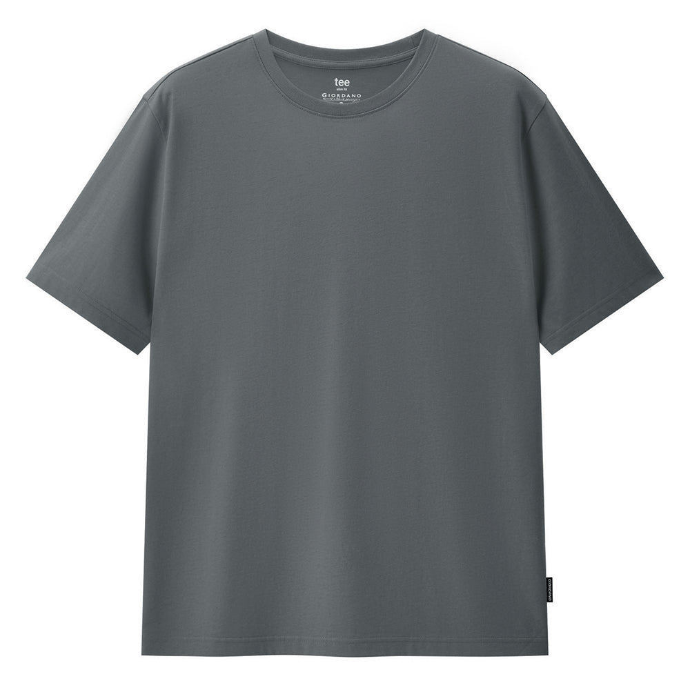 Giordano Men’s Relaxed Waffle Crew Neck Short Sleeve Tee - first_variant_option_2 Premium Tee for Giordano