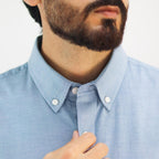 Giordano Men's Shirt With Small Lion Embroidery - Premium Shirts