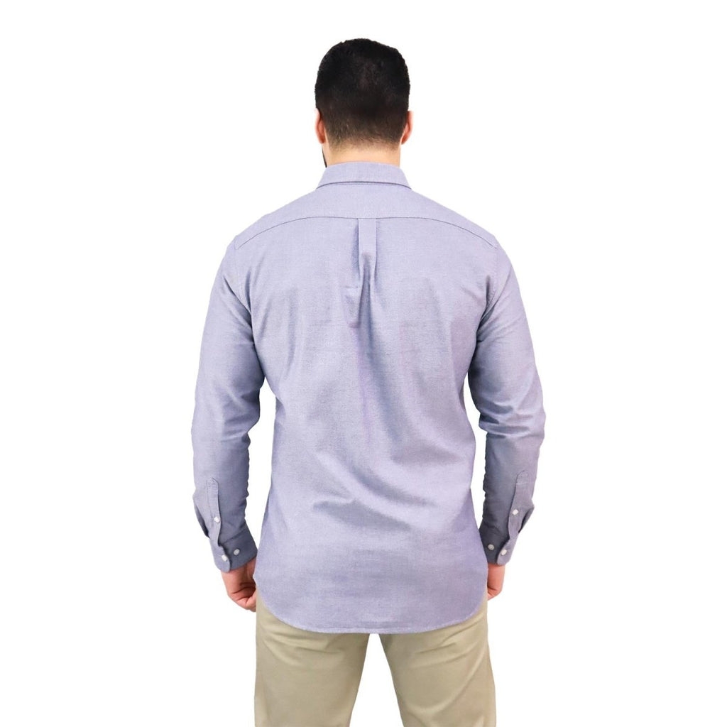 Giordano Men's Shirt With Small Lion Embroidery - Premium Shirts