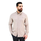 Giordano Men's Shirt With Small Lion Embroidery - Premium Shirts