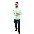 Giordano Men's Shirt With Small Lion Embroidery - Premium Shirts