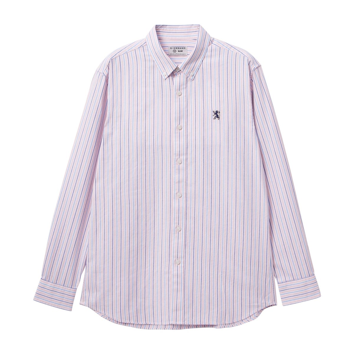 Giordano Men's Shirt With Small Lion Embroidery - Premium Shirts