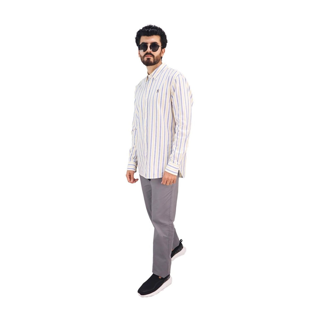 Giordano Men's Shirt With Small Lion Embroidery - Premium Shirts