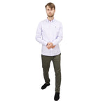 Giordano Men's Shirt With Small Lion Embroidery - Premium Shirts