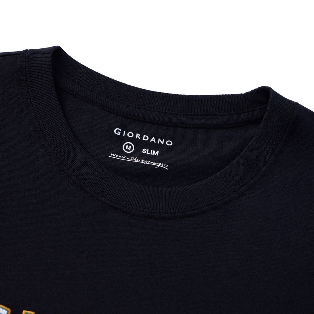 Giordano Men's Short Sleeve Print Tee - Premium Print Tee