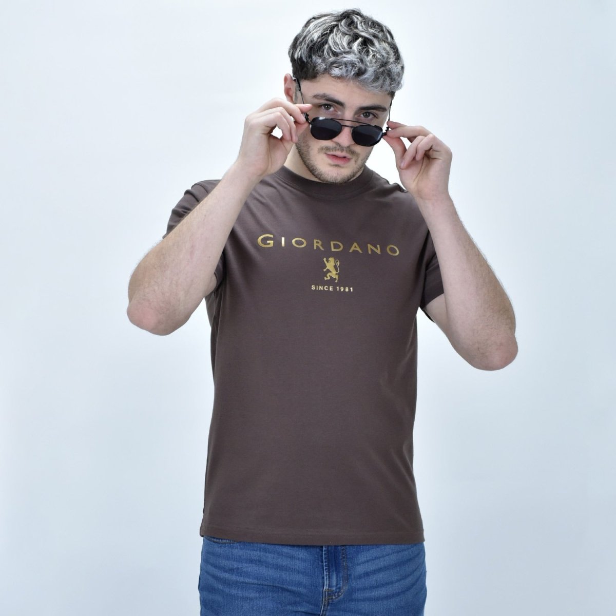Giordano Men's Short Sleeve Print Tee - Premium Print Tee