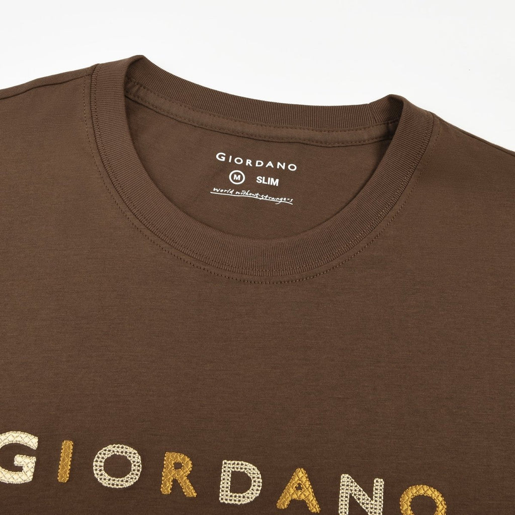 Giordano Men's Short Sleeve Print Tee - Premium Print Tee
