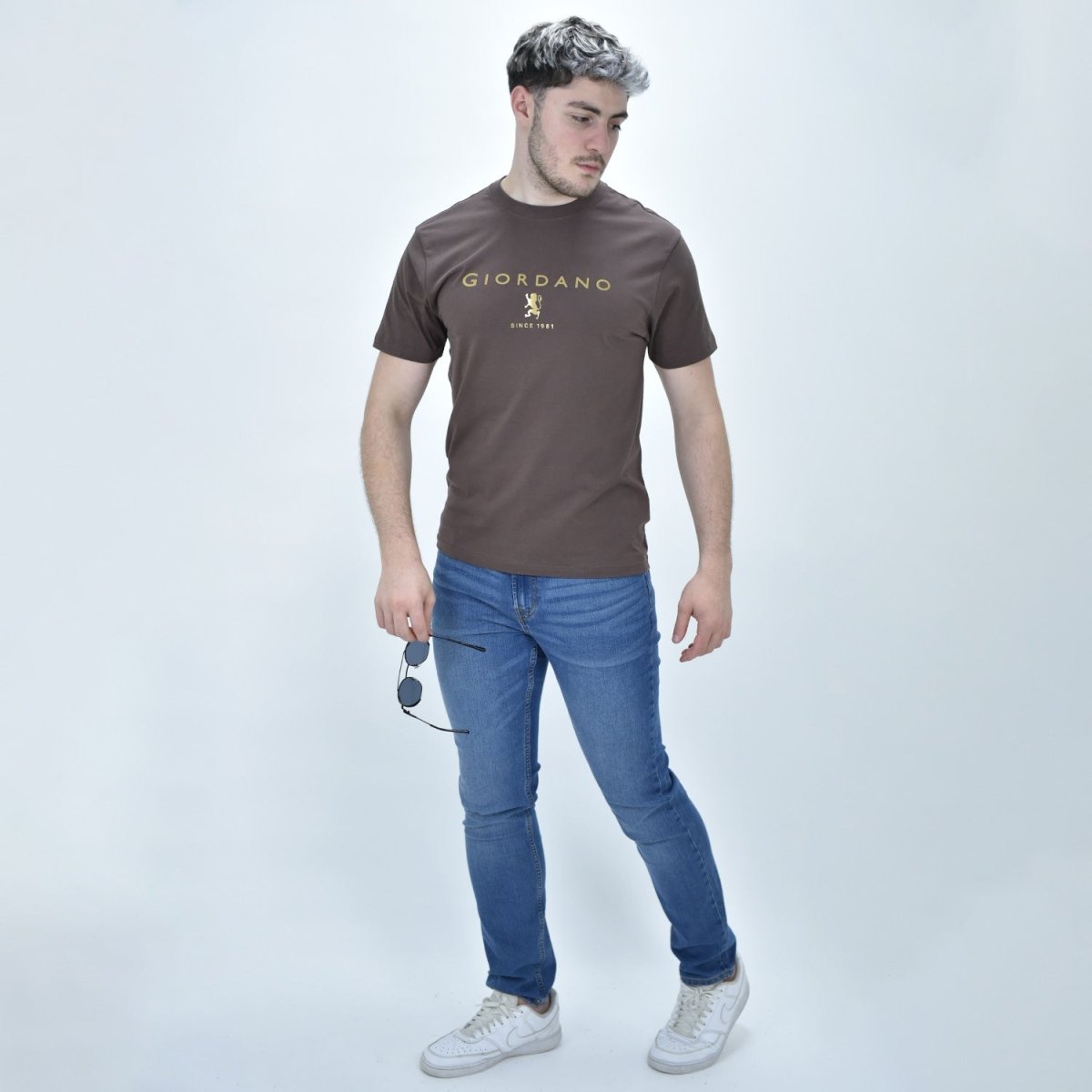 Giordano Men's Short Sleeve Print Tee - Premium Print Tee