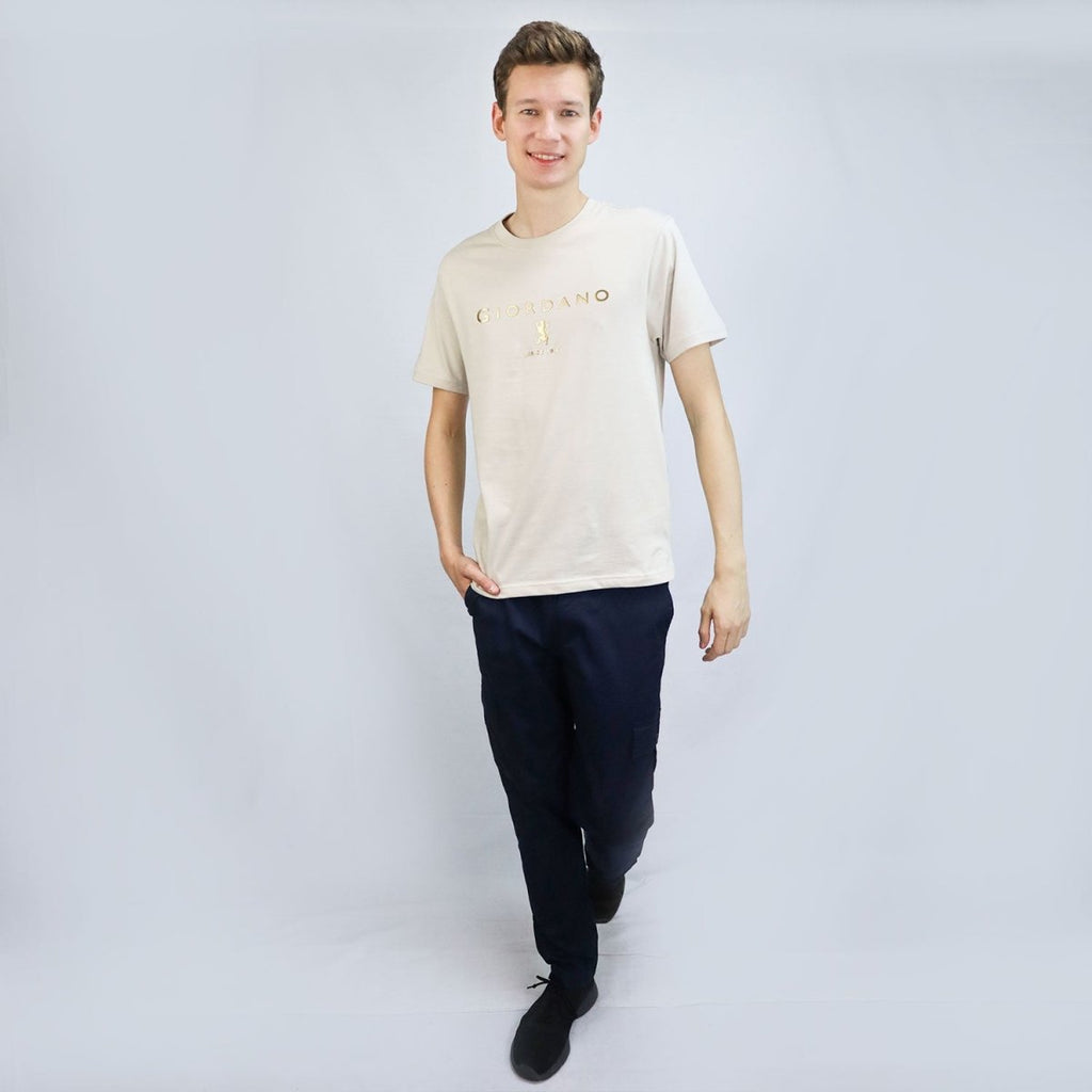 Giordano Men's Short Sleeve Print Tee - Premium Print Tee