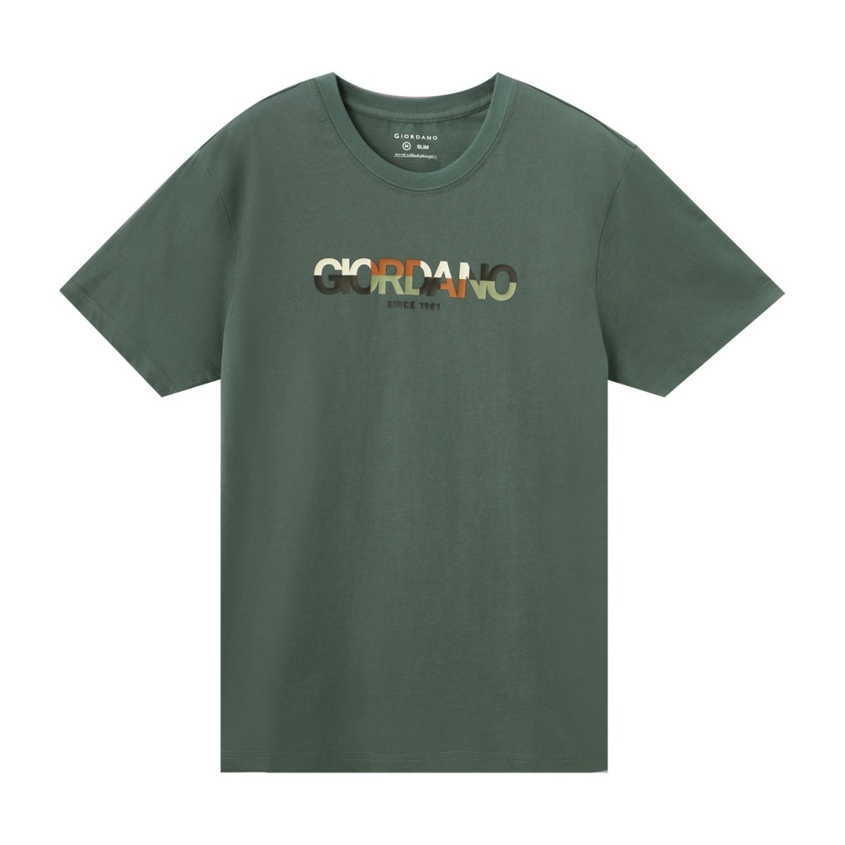 Giordano Men's Signature Print Tee - Premium Print Tee