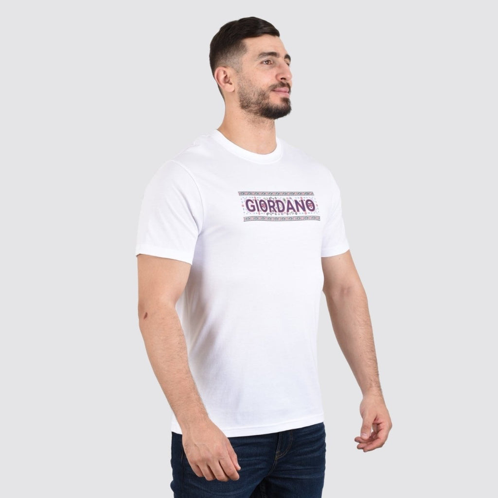 Giordano Men's Signature Print Tee - Premium Print Tee