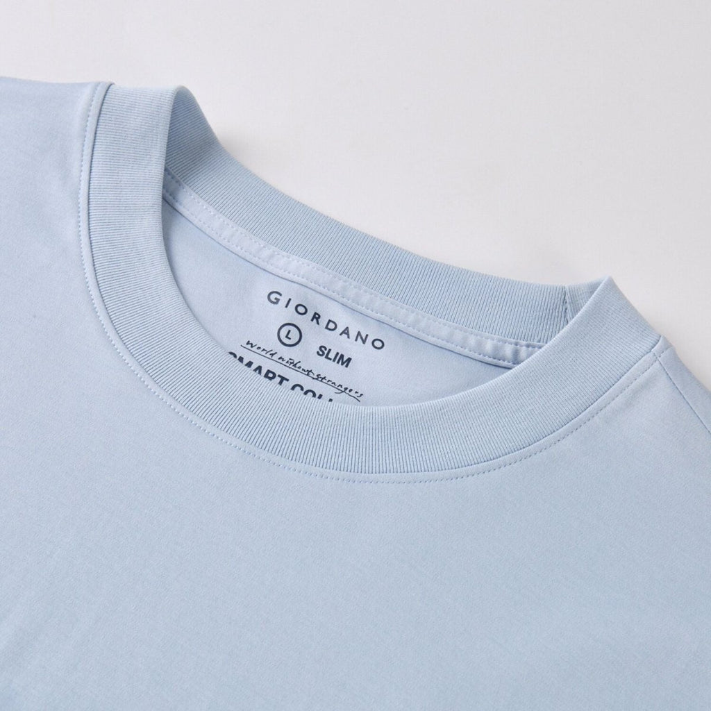 Giordano Men's Silk Touch Slim Interlock Tee - Premium Tee