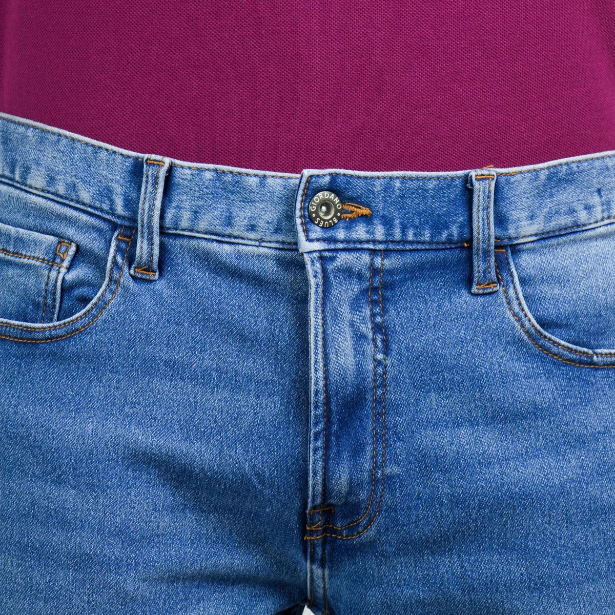Giordano Men's Skinny Fit Tapered Jeans - Premium Jeans