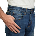 Giordano Men's Skinny Taper Stretch Cotton Denim Jeans Low Rise - first_variant_option_2 Premium Jeans for Giordano