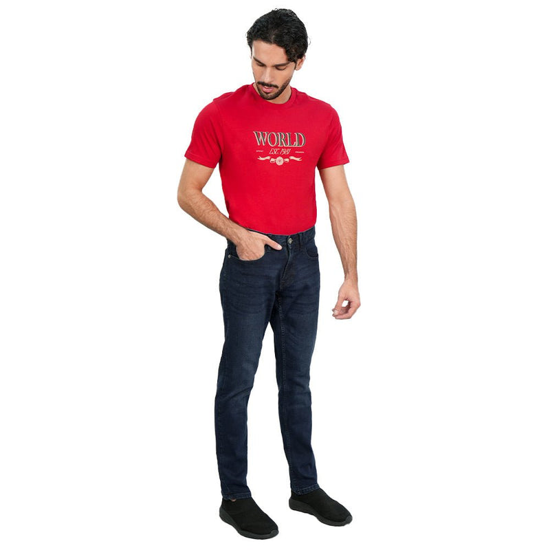 Giordano Men's Skinny Taper Stretch Cotton Denim Jeans Low Rise - first_variant_option_2 Premium Jeans for Giordano