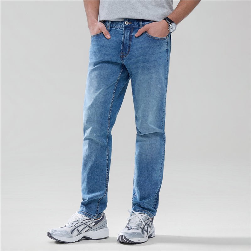 Giordano Men's Skinny Taper Stretch Denim Jeans - first_variant_option_2 Premium Jeans for Giordano
