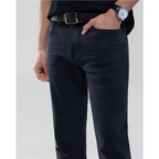 Giordano Men's Skinny Taper Stretch Denim Jeans With Elastic Waist - first_variant_option_2 Premium Jeans for Giordano