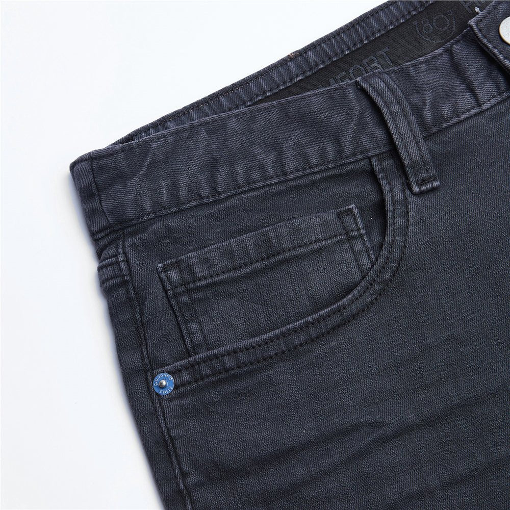 Giordano Men's Skinny Taper Stretch Denim Jeans With Elastic Waist - first_variant_option_2 Premium Jeans for Giordano