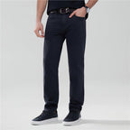 Giordano Men's Skinny Taper Stretch Denim Jeans With Elastic Waist - first_variant_option_2 Premium Jeans for Giordano